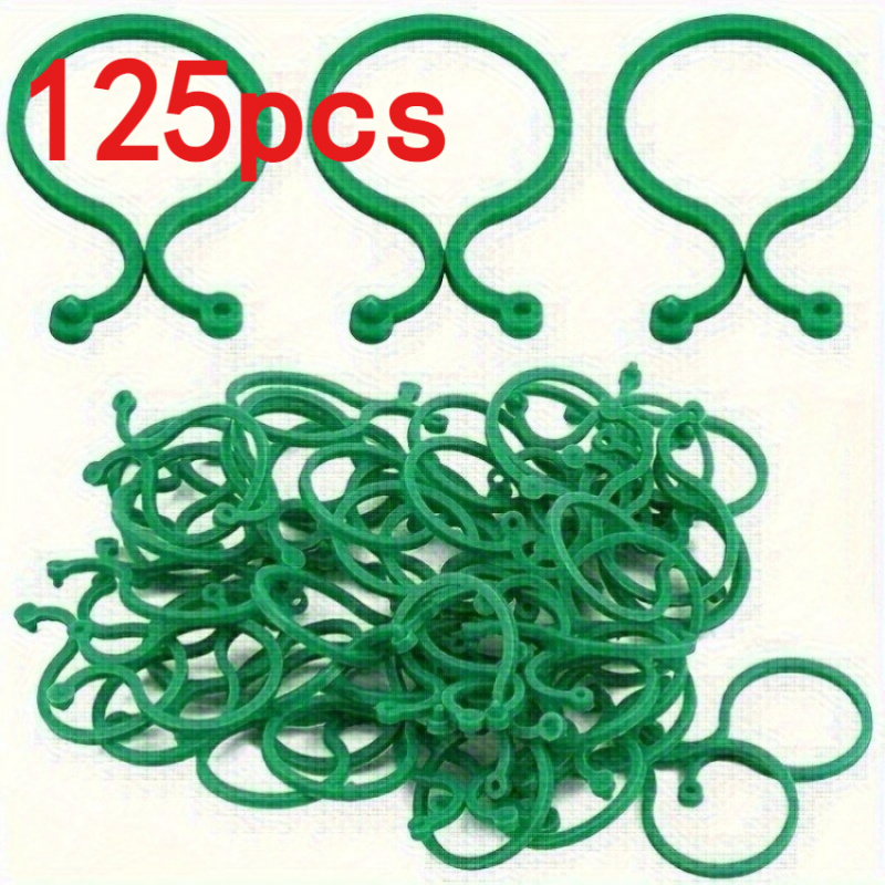 Vine Climbing Plastic - 125개 정원 식물 지지대 키트, 덩굴