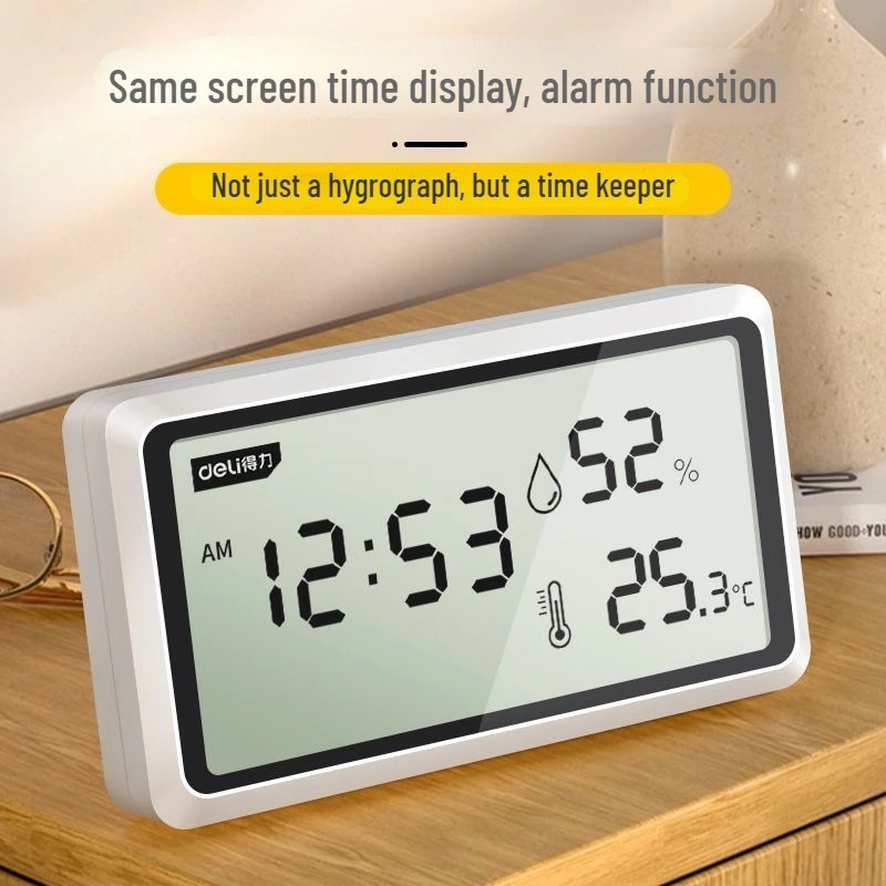Digital Hygrometer Probe - 델리 전자 온도계 습도계 기상 관측소