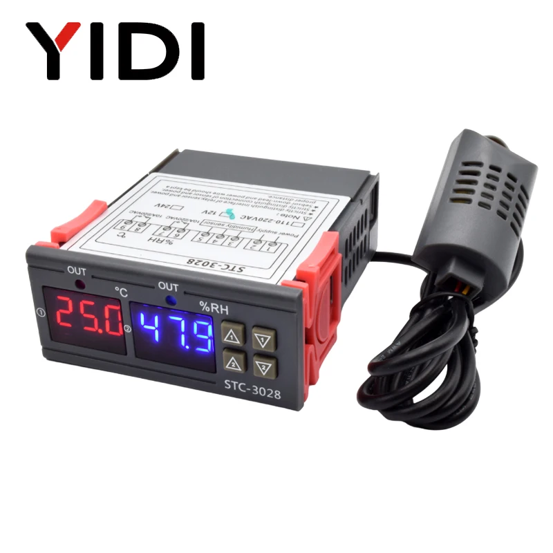 Digital Hygrometer Probe - STC-3028 LED 디지털 온도 조절기 온도
