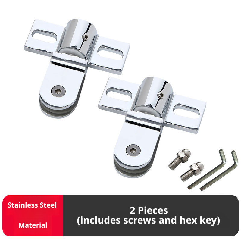 Glass Door Hinge - 아연 합금 스테인리스 스틸 욕실 유리문