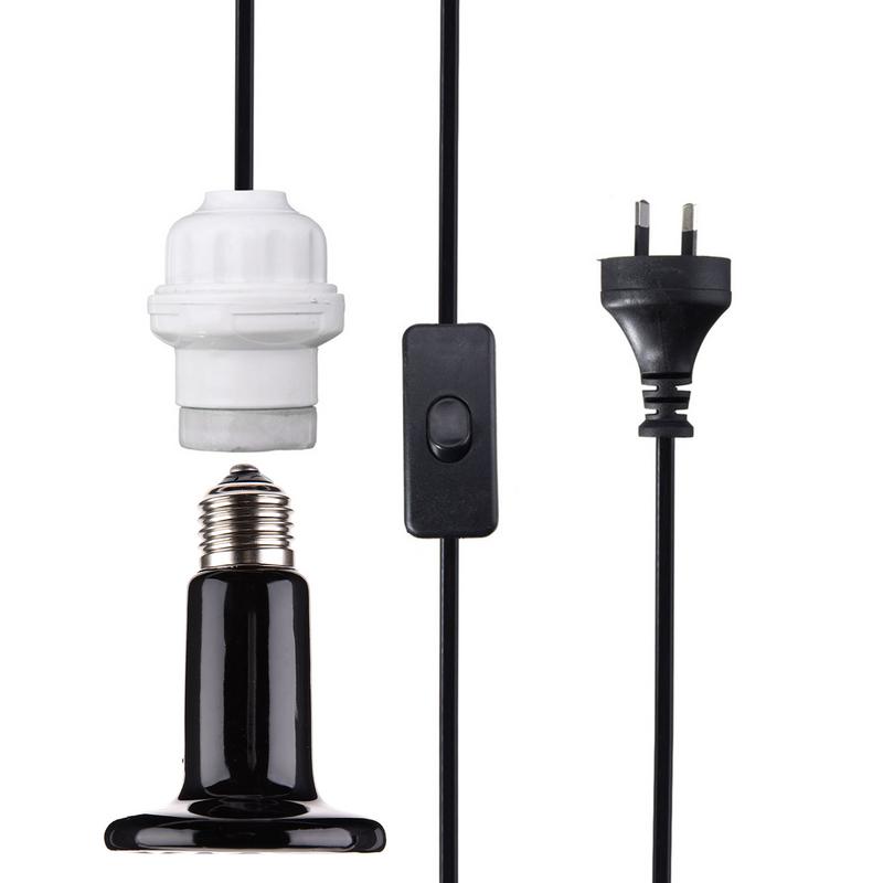 Ceramic Heat Emitter - 파충류 세라믹 적외선 열 방출 램프,