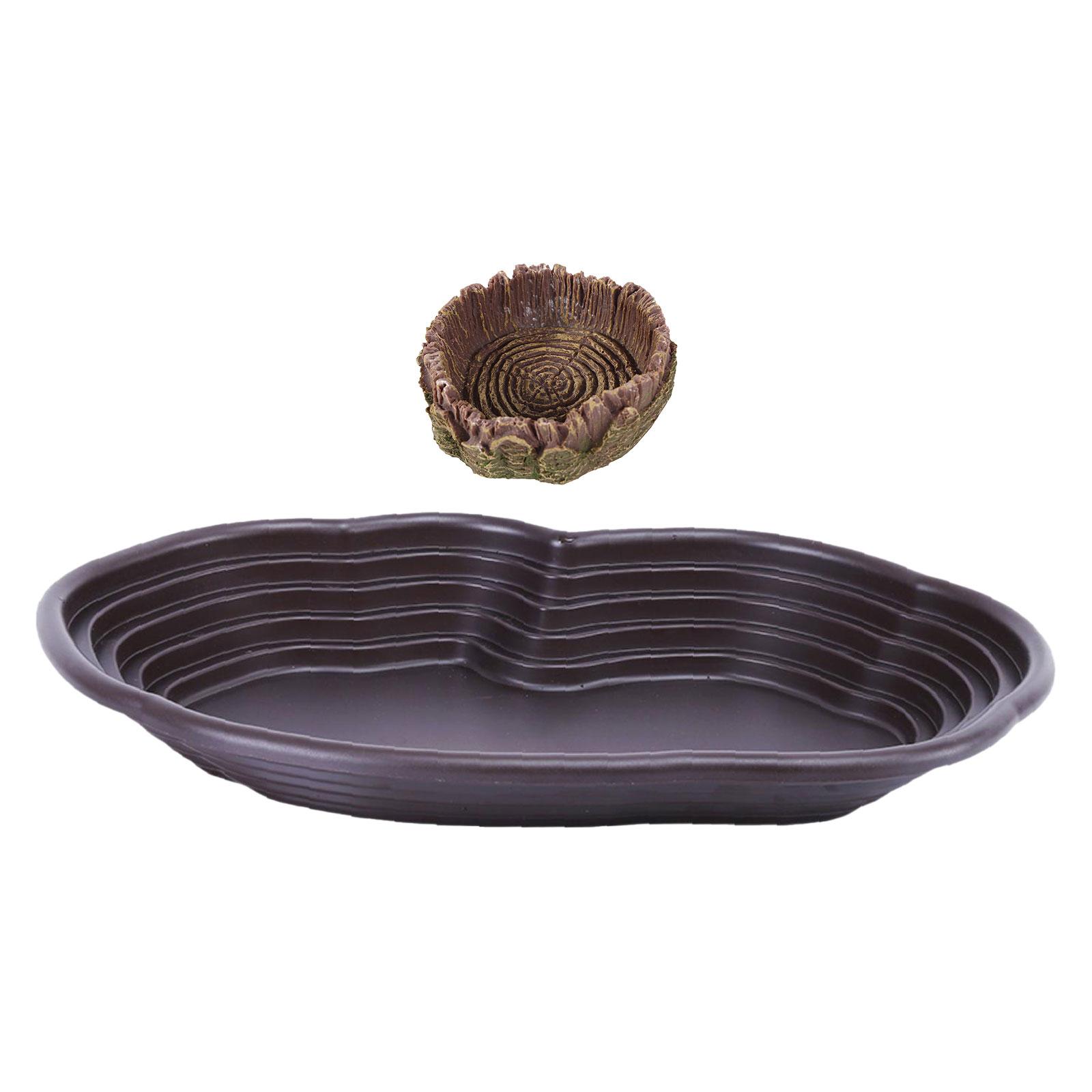 Water Dish Reptile - 파충류 목욕 접시 거북이 피더 양서류