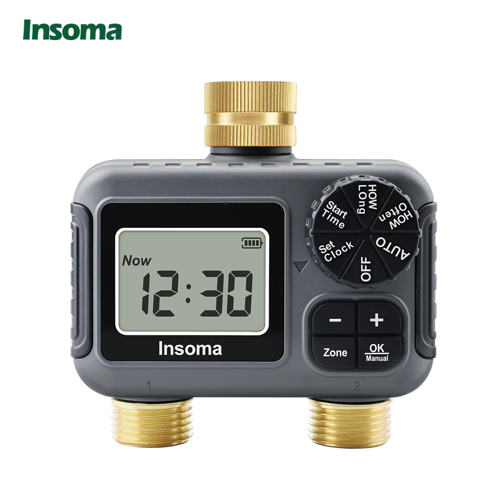 Timer Dual Outlet - Insoma 스마트 관개 급수 시스템 듀얼