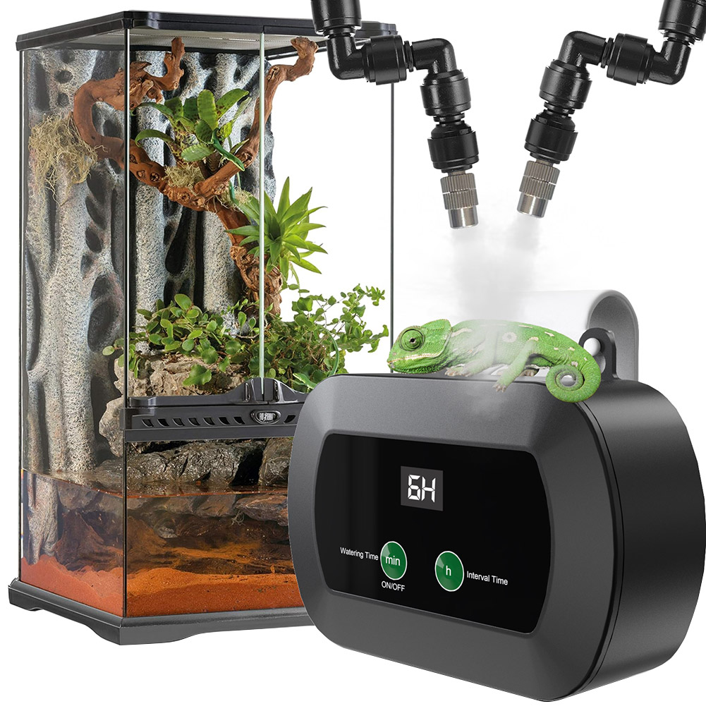 Misting Nozzle Reptile - 360도 회전 스마트 파충류 미스트 스프링클러