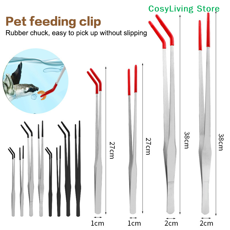 고무 팁이 있는 파충류 먹이주기 집게 스테인리스 수족관 - Feeding Tong Stainless 리뷰 및 가격