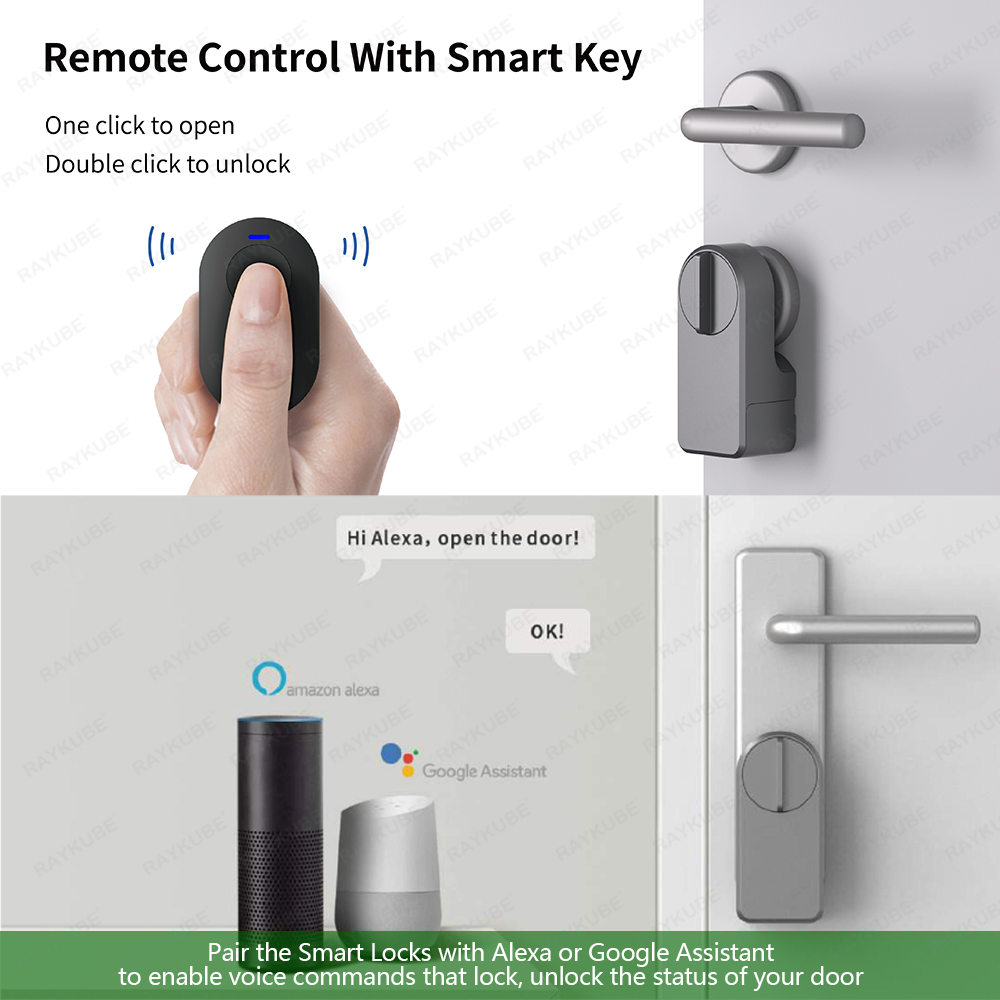 RAYKUBE A1 Pro Tuya BEL 스마트 도어 - Glass Door Hinge 리뷰 및 가격