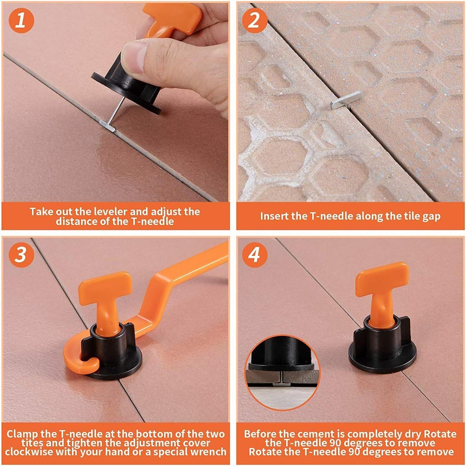 51Pcs 바닥 타일 레벨링 시스템 클립 스페이서 도자 - Ceramic Tile Floor 리뷰 및 가격