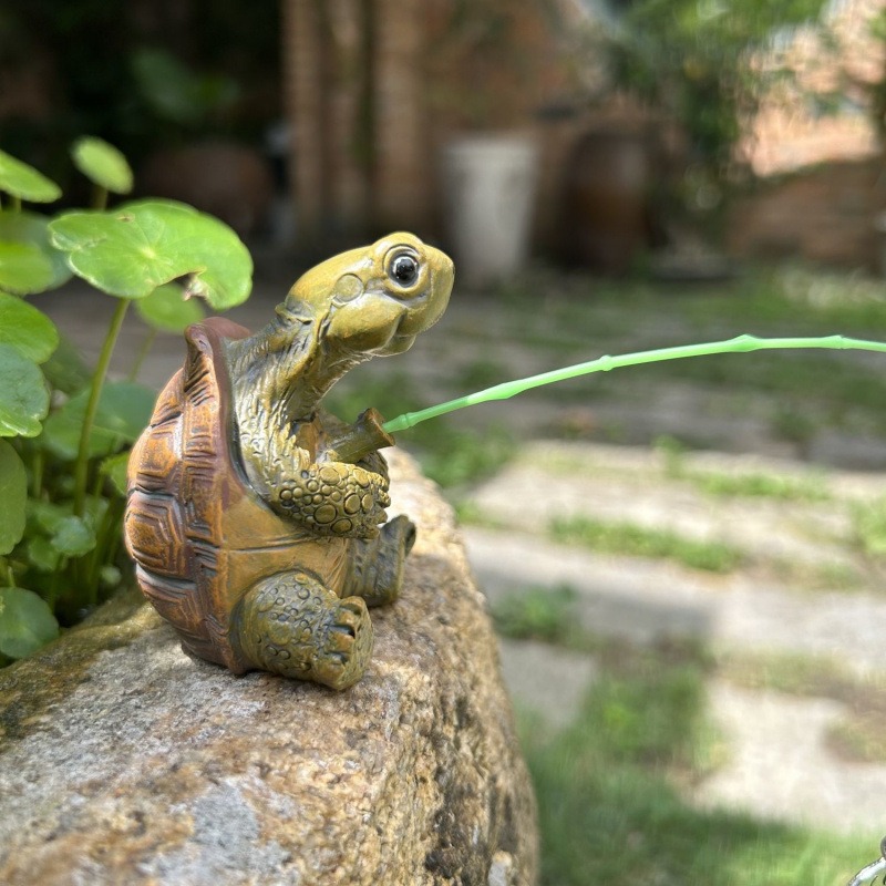 거북이 낚시 어항 수족관 장식 창의적인 중국식 암석 물 - Water Dish Reptile 리뷰 및 가격