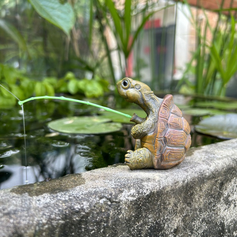 거북이 낚시 어항 수족관 장식 창의적인 중국식 암석 물 - Water Dish Reptile 리뷰 및 가격