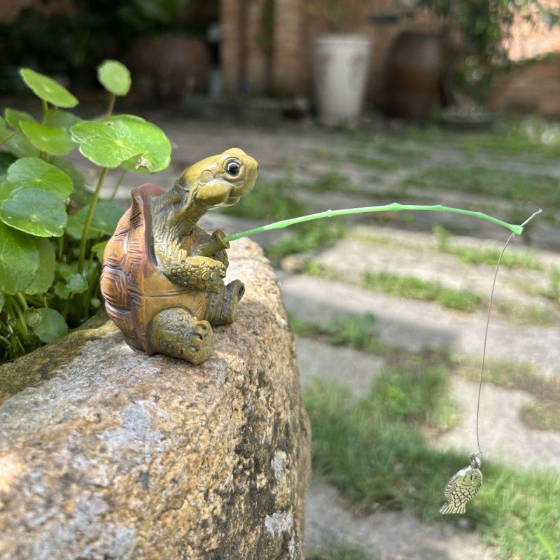 거북이 낚시 어항 수족관 장식 창의적인 중국식 암석 물 - Water Dish Reptile 리뷰 및 가격