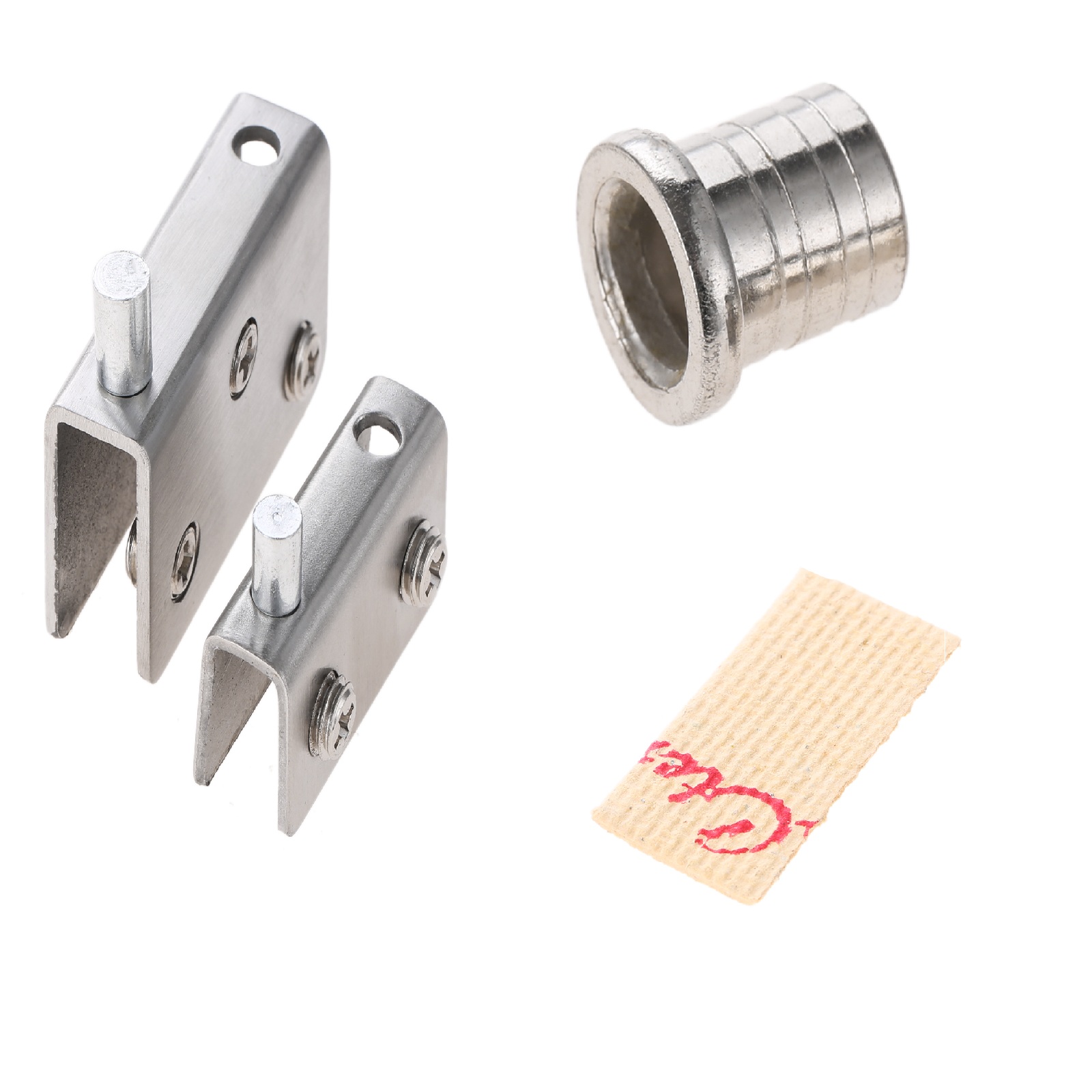 2 Pcs 유리 선반 클램프 피벗 힌지 2 크기 스테인 - Glass Door Hinge 리뷰 및 가격