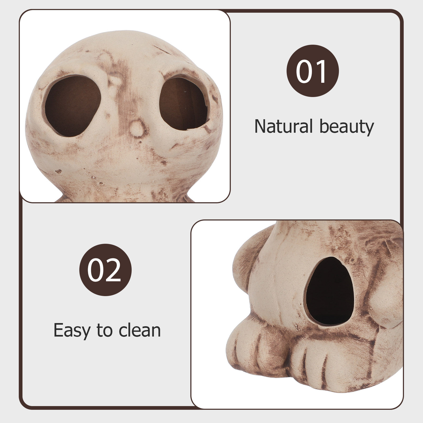 어항 새우 은신처, 새우 번식 동굴, 숨는 곳, 장식용 - Hide Cave Ceramic 리뷰 및 가격