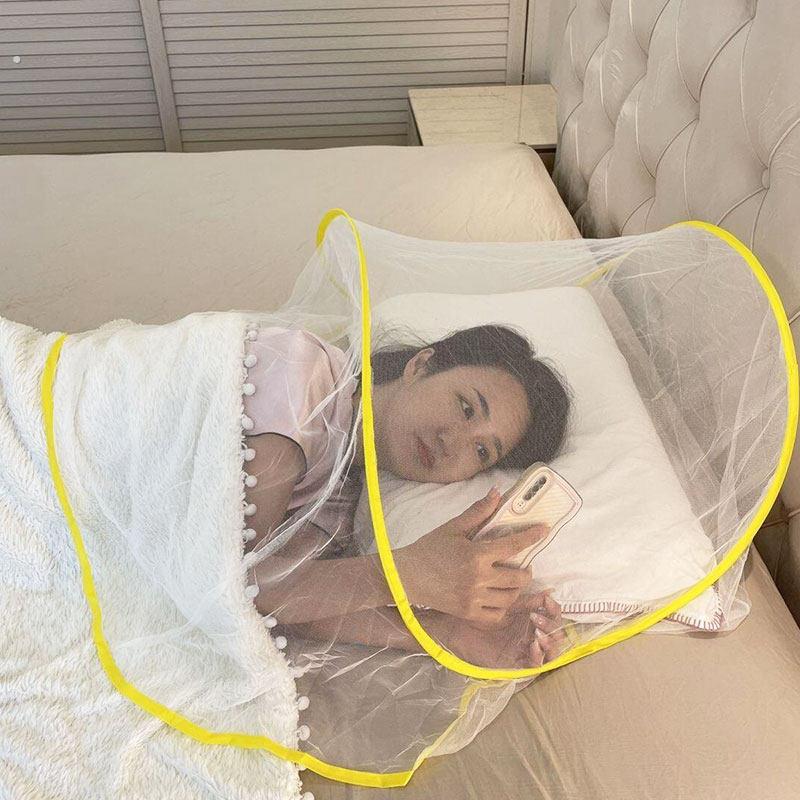 접이식 모기장 헤드 커버, 설치 불필요, 침실용 메쉬  - Screen Top Mesh 리뷰 및 가격