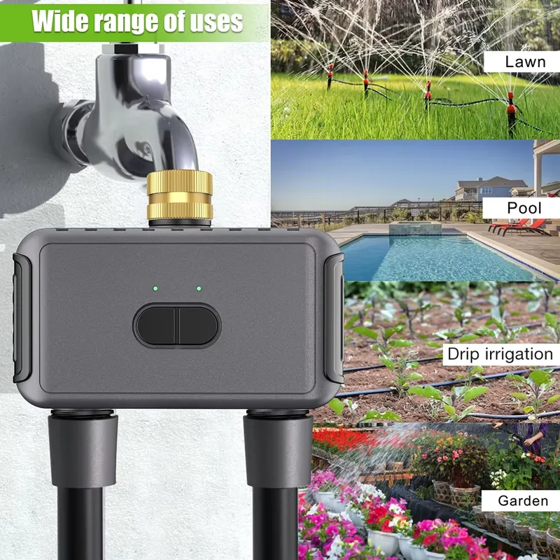WAP01 WiFi 앱 제어 듀얼 호스 워터 타이머 스 - Timer Dual Outlet 리뷰 및 가격