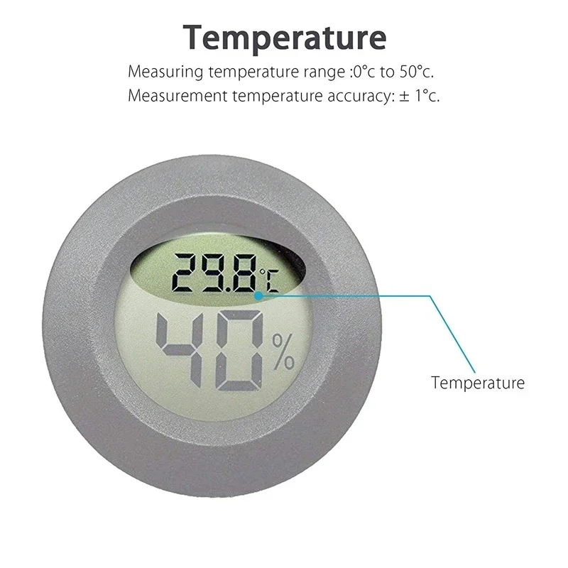 미니 LCD 디지털 온습도계 -50 °   C에서 +7 - Digital Hygrometer Probe 리뷰 및 가격