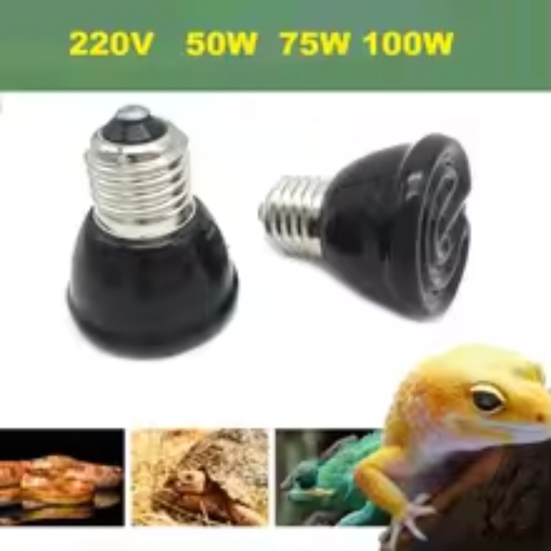 파충류 세라믹 열원 미니 블랙 적외선 램프 25W/50 - Ceramic Heat Emitter 리뷰 및 가격