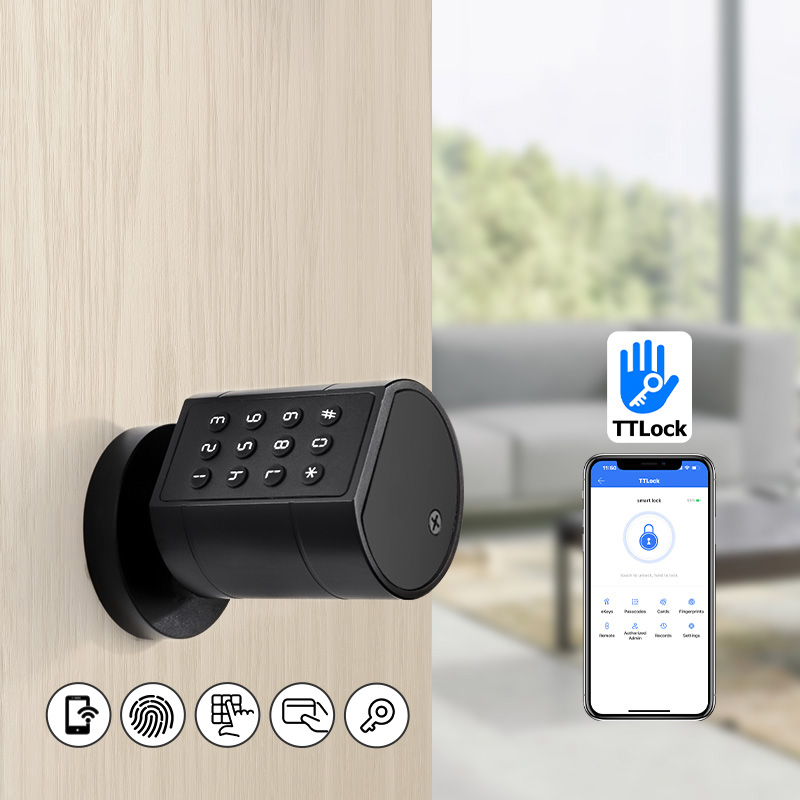 스마트 유로 원통형 도어락 ttlock 앱 키리스 보안 - Glass Door Hinge 리뷰 및 가격