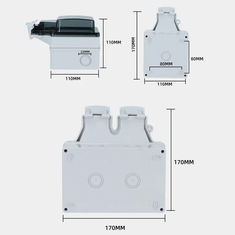투야 방수 전기 벽면 콘센트 EU FR KR IL IP - Timer Dual Outlet 리뷰 및 가격