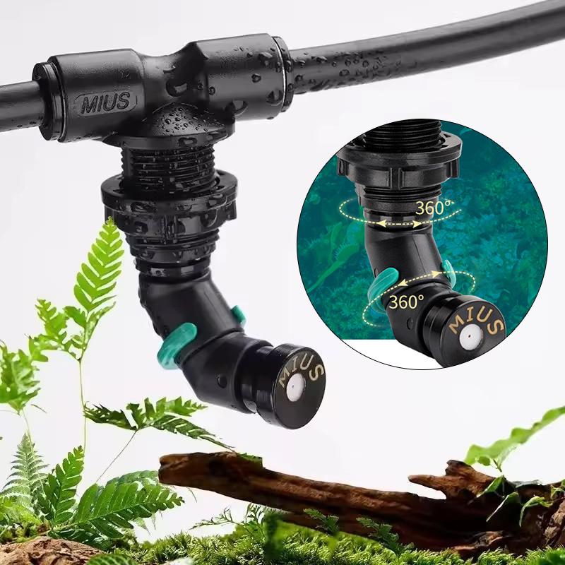 360 °   조절 가능한 스프레이 노즐 시스템, 파충 - Misting Nozzle Reptile 리뷰 및 가격