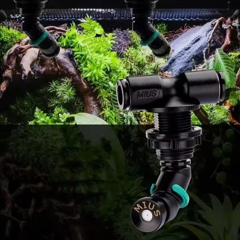 360 °   조절 가능한 스프레이 노즐 시스템, 파충 - Misting Nozzle Reptile 리뷰 및 가격