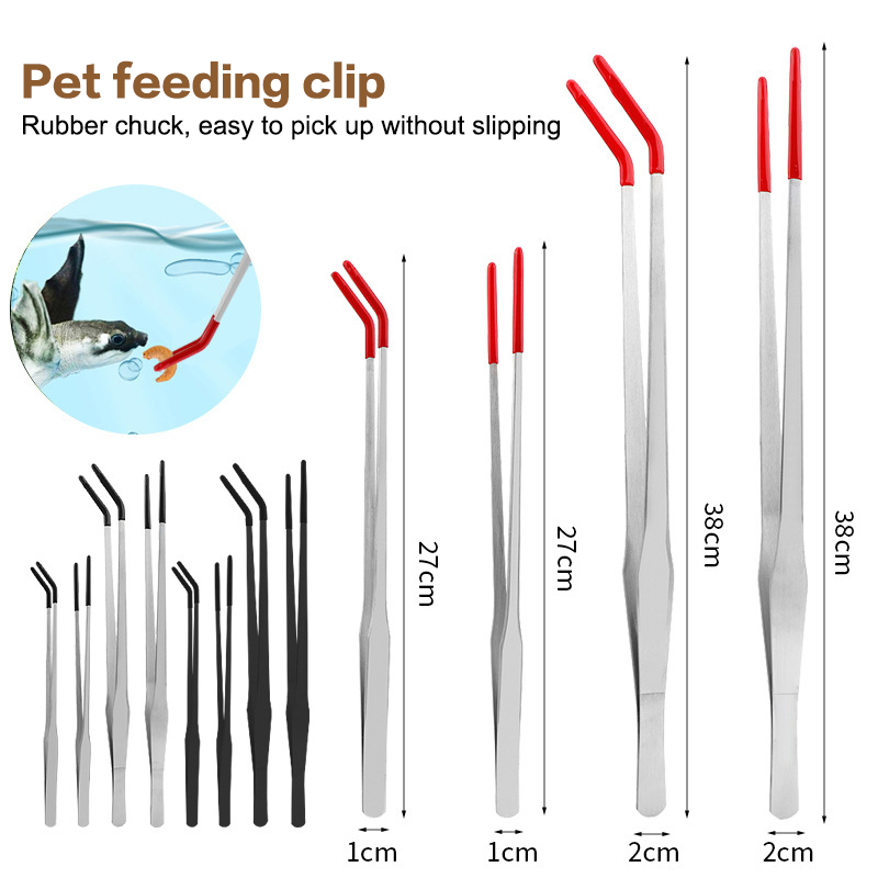 고무 팁이 있는 파충류 먹이주기 집게, 스테인리스 스틸 - Feeding Tong Stainless 리뷰 및 가격