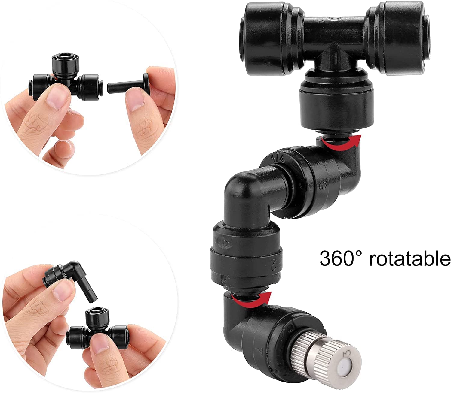 360도 조절 가능한 펌프가 포함된 파충류 미스터 스프 - Misting Nozzle Reptile 리뷰 및 가격