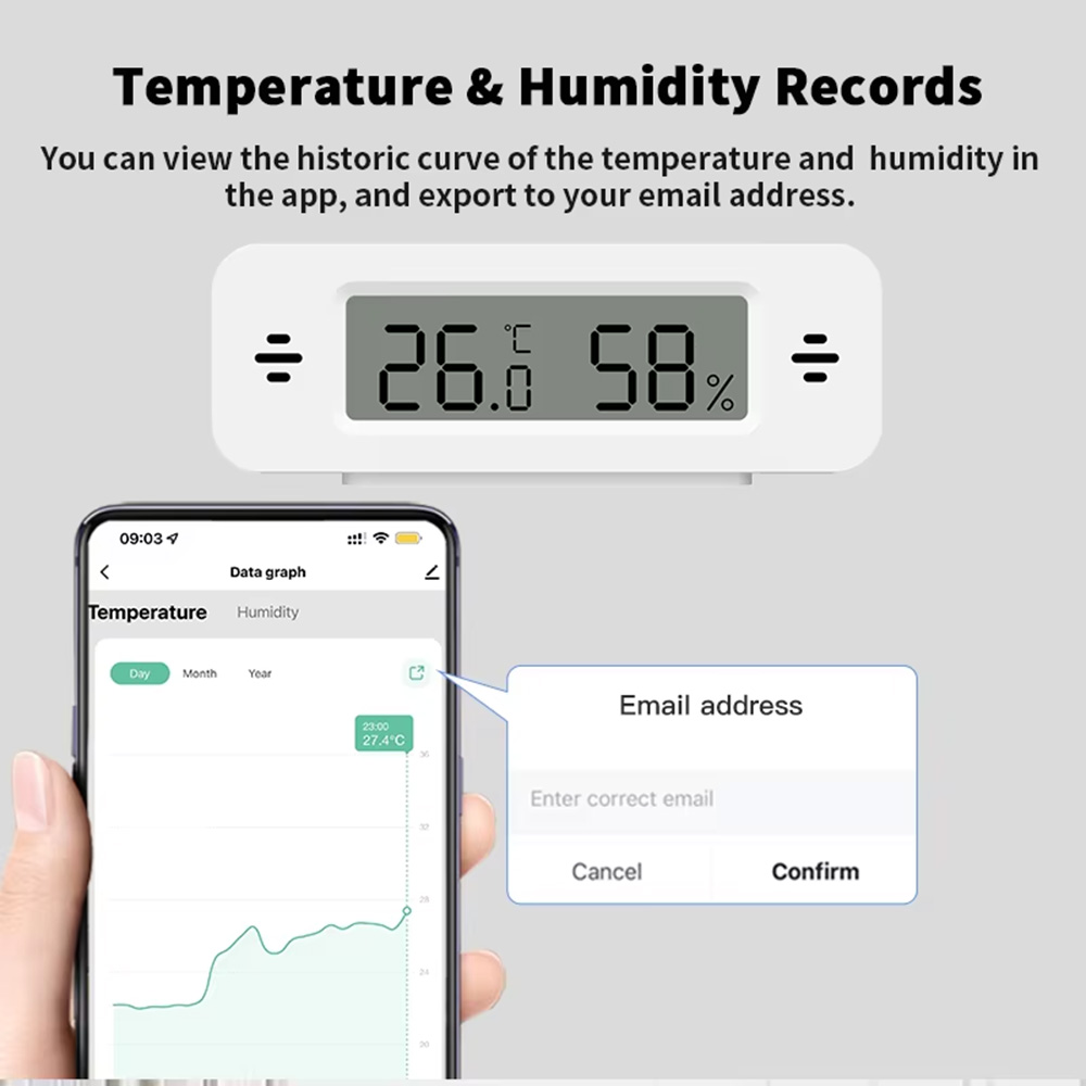 Tuya Zigbee WiFi 미니 온도 및 습도 센서 - Digital Hygrometer Probe 리뷰 및 가격