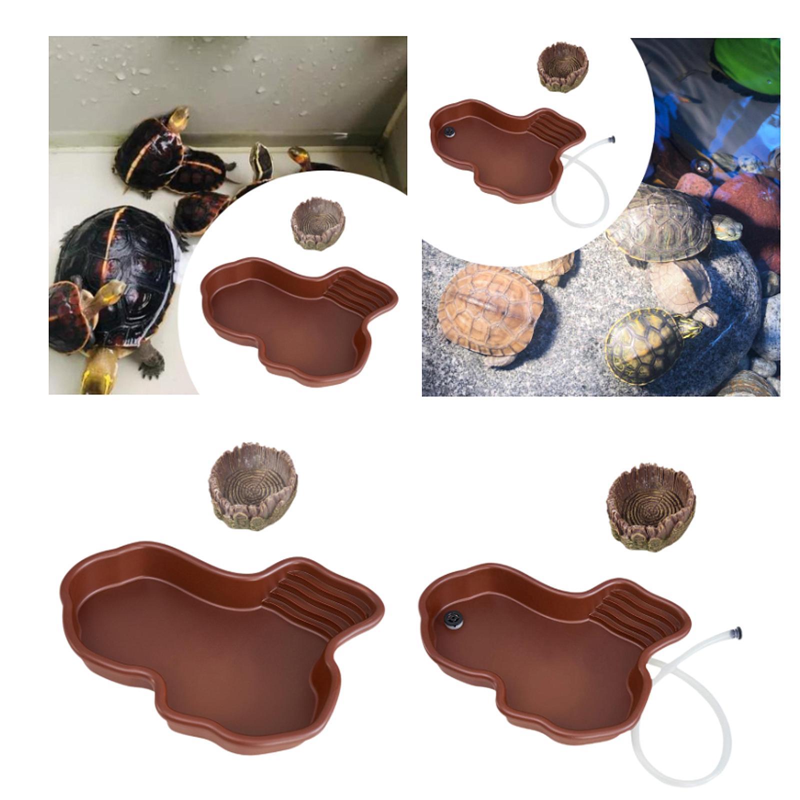 파충류 먹이 접시 파충류 목욕 수영장, 수족관 장식품, - Water Dish Reptile 리뷰 및 가격